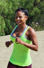 CHRISTINA MILIAN on the Set of Christina Milian Turned Up in Los Angeles 06/11/2015
