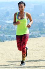 CHRISTINA MILIAN on the Set of Christina Milian Turned Up in Los Angeles 06/11/2015