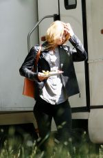 CLAIRE DANES Arrives on the Set of Homeland in Berlin 06/12/2015