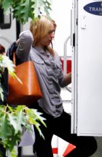CLAIRE DANES Arrives on the Set of Homeland in Berlin 06/12/2015
