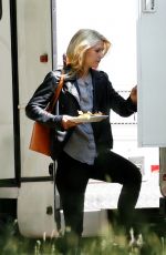 CLAIRE DANES Arrives on the Set of Homeland in Berlin 06/12/2015