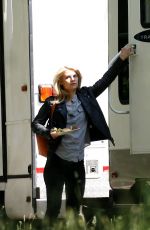 CLAIRE DANES Arrives on the Set of Homeland in Berlin 06/12/2015