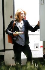 CLAIRE DANES Arrives on the Set of Homeland in Berlin 06/12/2015