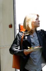 CLAIRE DANES Arrives on the Set of Homeland in Berlin 06/12/2015