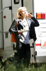CLAIRE DANES Arrives on the Set of Homeland in Berlin 06/12/2015