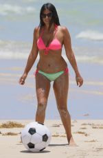 CLAUDIA ROMANI in Bikini at a Beach in Miami 06/02/2015