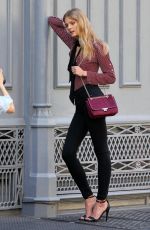 CONSTANCE JABLONSKI on the Set of a Photoshoot in New York 06/10/2015