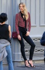 CONSTANCE JABLONSKI on the Set of a Photoshoot in New York 06/10/2015