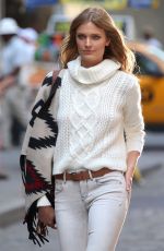 CONSTANCE JABLONSKI on the Set of Photoshoot in Soho 06/10/2015