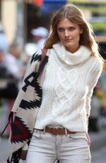 CONSTANCE JABLONSKI on the Set of Photoshoot in Soho 06/10/2015