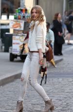 CONSTANCE JABLONSKI on the Set of Photoshoot in Soho 06/10/2015