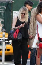 DAKOTA FANNING and Jamie Strachan Out and Aboutin New York 06/06/2015