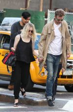 DAKOTA FANNING and Jamie Strachan Out and Aboutin New York 06/06/2015