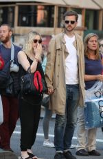 DAKOTA FANNING and Jamie Strachan Out and Aboutin New York 06/06/2015
