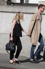 DAKOTA FANNING and Jamie Strachan Out and Aboutin New York 06/06/2015