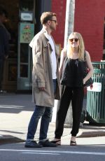 DAKOTA FANNING and Jamie Strachan Out and Aboutin New York 06/06/2015