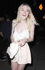 DAKOTA FANNING night Out in New York 06/09/2015