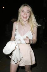 DAKOTA FANNING night Out in New York 06/09/2015