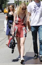 DAKOTA FANNING Out and About in Soho 06/13/2015