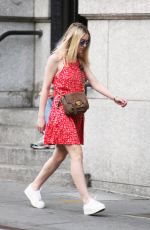 DAKOTA FANNING Out and About in Soho 06/20/2015