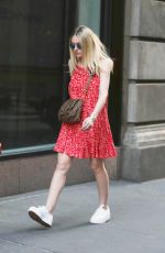DAKOTA FANNING Out and About in Soho 06/20/2015