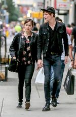 DAKOTA JOHNSON and Matthew Hitt Out and About in New York 06/20/2015