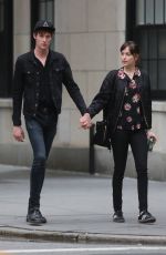 DAKOTA JOHNSON and Matthew Hitt Out and About in New York 06/20/2015