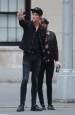 DAKOTA JOHNSON and Matthew Hitt Out and About in New York 06/20/2015