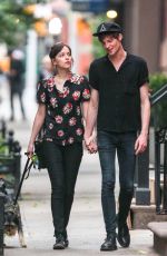 DAKOTA JOHNSON and Matthew Hitt Out and About in New York 06/20/2015