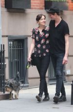 DAKOTA JOHNSON and Matthew Hitt Out and About in New York 06/20/2015