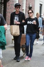 DAKOTA JOHNSON and Matthew Hitt Out in New York 06/28/2015