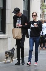 DAKOTA JOHNSON and Matthew Hitt Out in New York 06/28/2015
