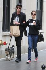 DAKOTA JOHNSON and Matthew Hitt Out in New York 06/28/2015