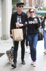DAKOTA JOHNSON and Matthew Hitt Out in New York 06/28/2015