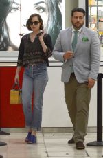 DAKOTA JOHNSON at Barcelona–el Prat Airport in Barcelona