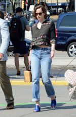 DAKOTA JOHNSON at Barcelona–el Prat Airport in Barcelona