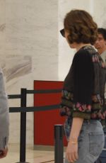 DAKOTA JOHNSON at Barcelona–el Prat Airport in Barcelona