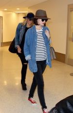 DAKOTA JOHNSON at LAX Airport in Los Angeles 06/05/2015