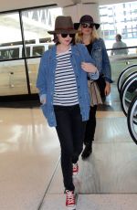 DAKOTA JOHNSON at LAX Airport in Los Angeles 06/05/2015