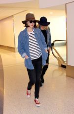 DAKOTA JOHNSON at LAX Airport in Los Angeles 06/05/2015