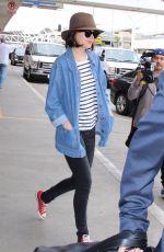DAKOTA JOHNSON at LAX Airport in Los Angeles 06/05/2015