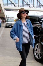 DAKOTA JOHNSON at LAX Airport in Los Angeles 06/05/2015