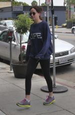 DAKOTA JOHNSON Heading to a Gym in Los Angeles 06/06/2015