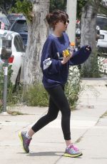 DAKOTA JOHNSON Heading to a Gym in Los Angeles 06/06/2015