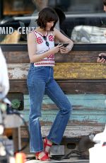 DAKOTA JOHNSON in Jeans on the Set of How to be Single 06/25/2015