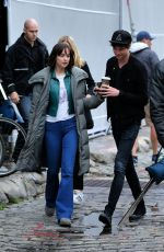 DAKOTA JOHNSON Leaves the Set in the Meatpacking District in New York 06/01/2015