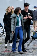 DAKOTA JOHNSON Leaves the Set in the Meatpacking District in New York 06/01/2015