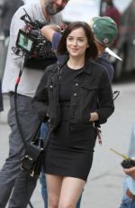 DAKOTA JOHNSON on the Set of How to be Single 06/09/2015