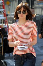 DAKOTA JOHNSON on the Set of How To Be Single in New York 05/26/2015