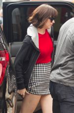 DAKOTA JOHNSON on the Set of How to be Single in New York 06/17/2015